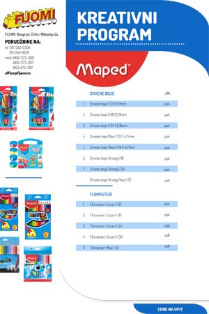 MAPED LIKOVNI MATERIJAL